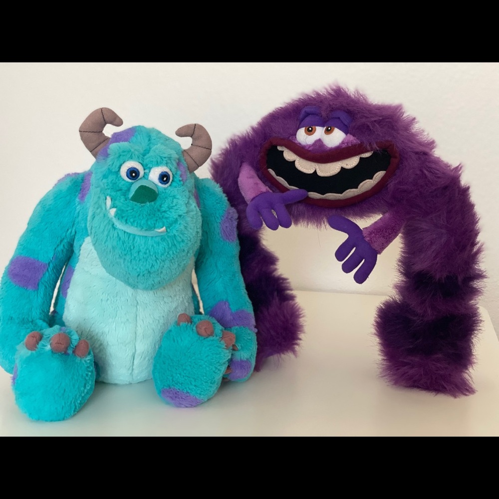 Two 12” Disney Pixar Monsters!
